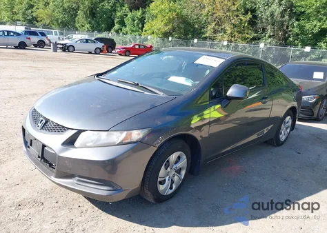 2013 Honda Civic Lx z USA, uszkodzony, nr VIN 2HGFG3B52DH525614